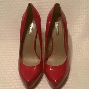 BCBGeneration Glossy Red Heels